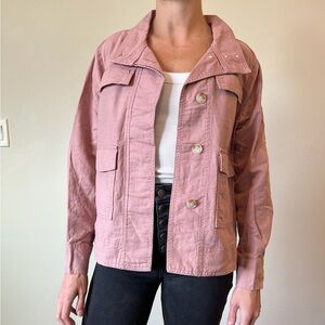 LOFT dusty pink jacket NWT